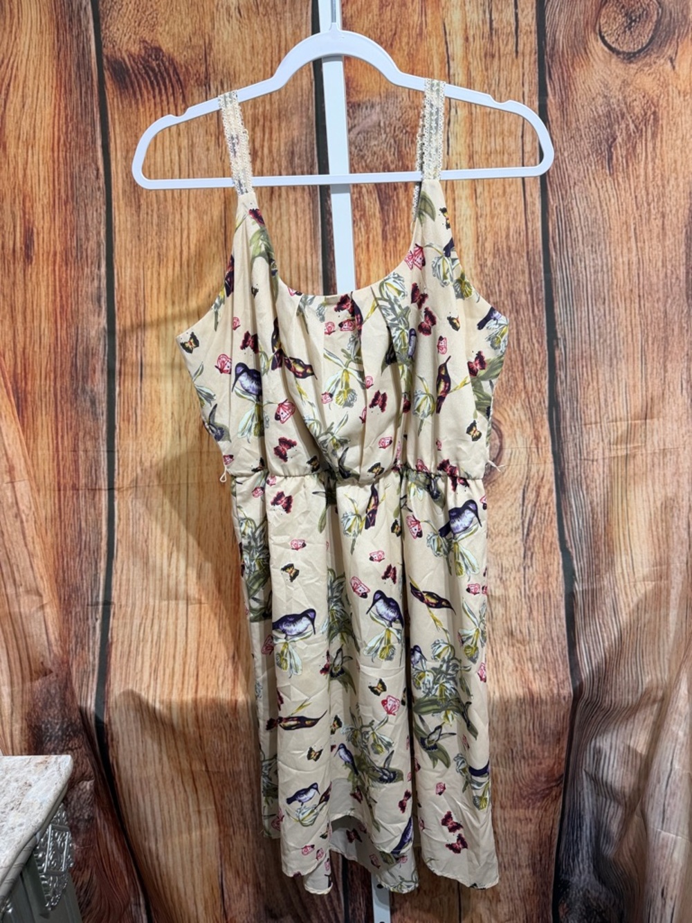 Maurice’s Sleeveless Dress Size L Butterfly, Bird
